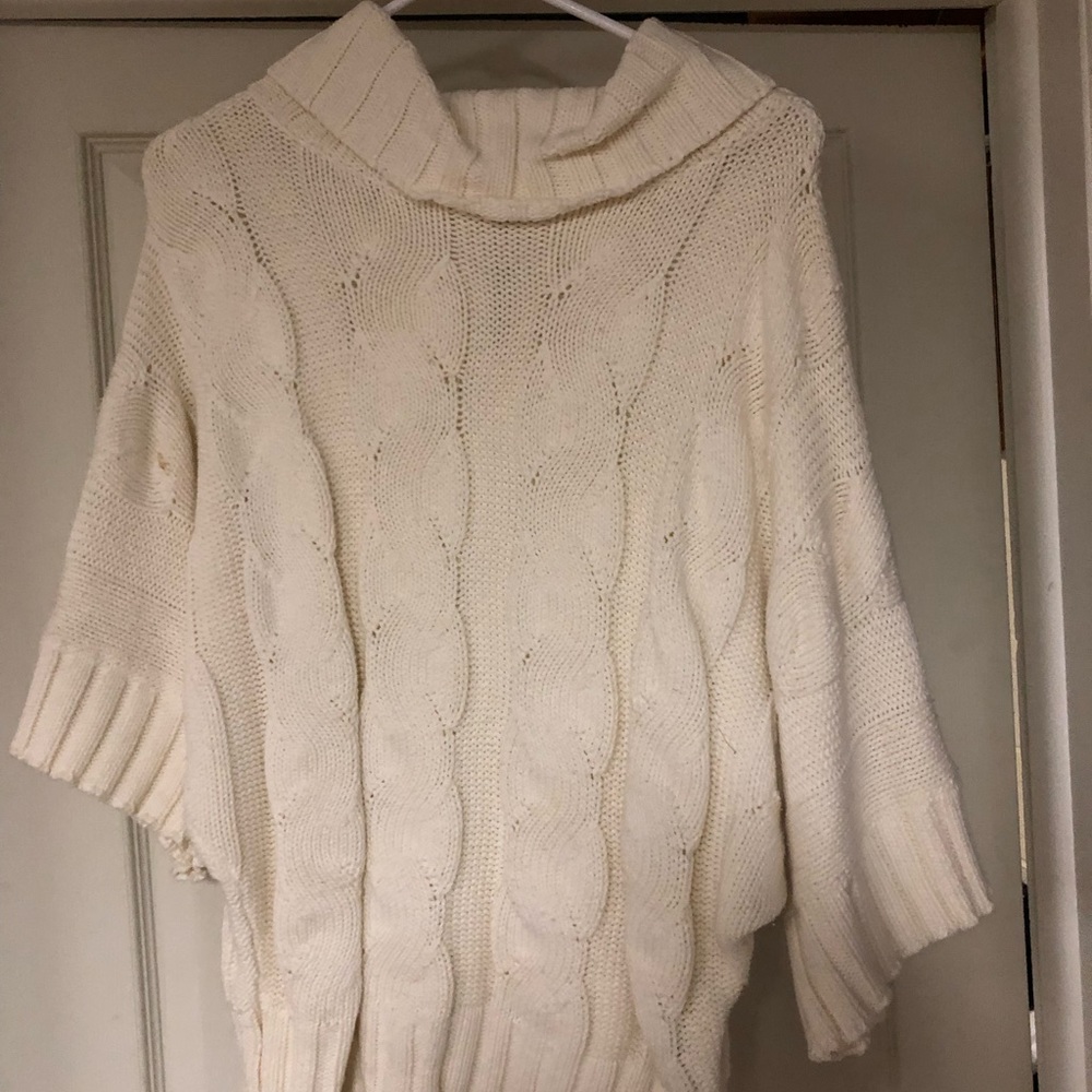 Oversized turtle neck sweater